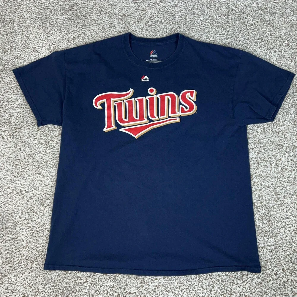 Minnesota‎ Twins Shirt Mens XL Blue MLB Baseball Eddie Rosario 20 T Shirt Tee